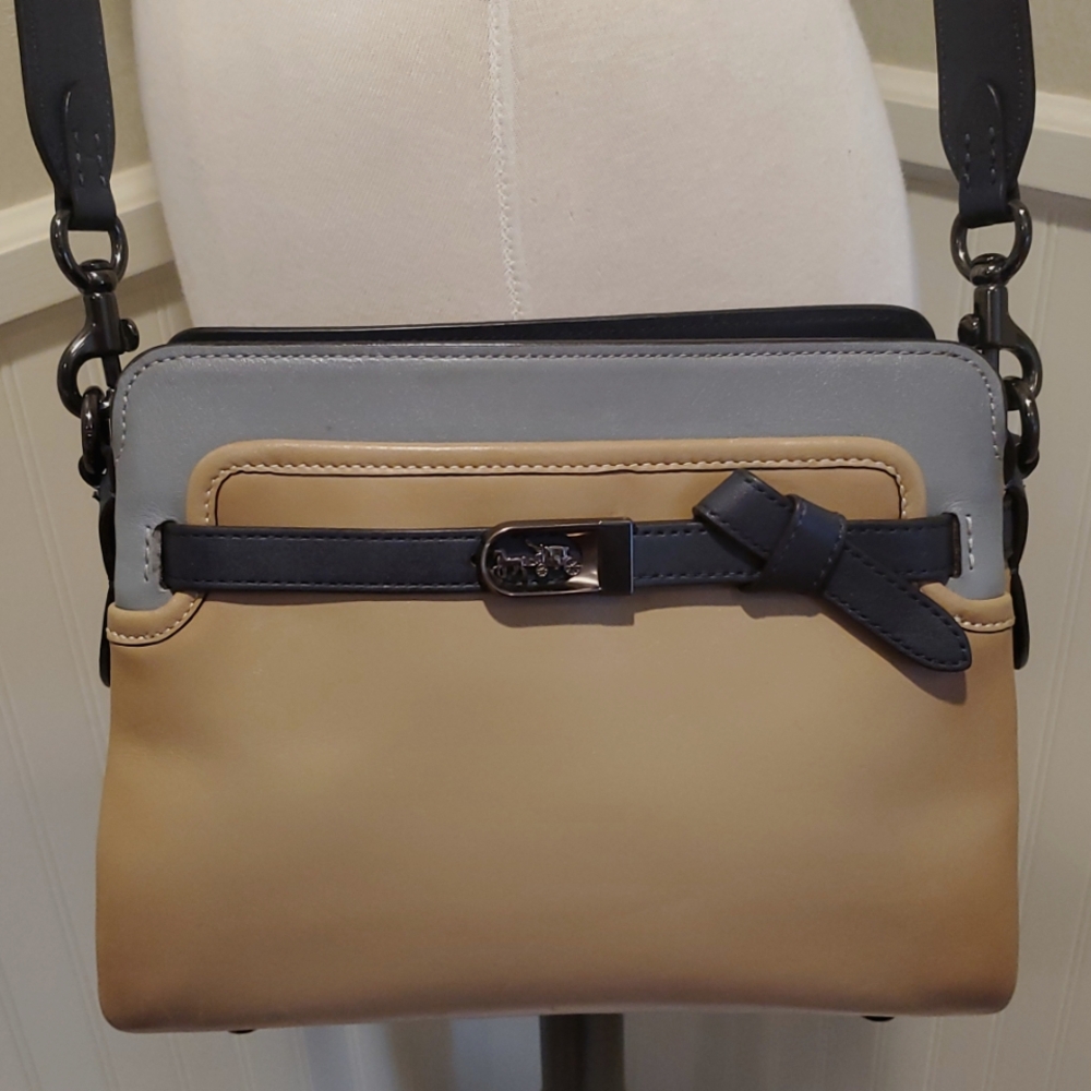 Like New Coach Tate Carryall Crossbody In Colorblock